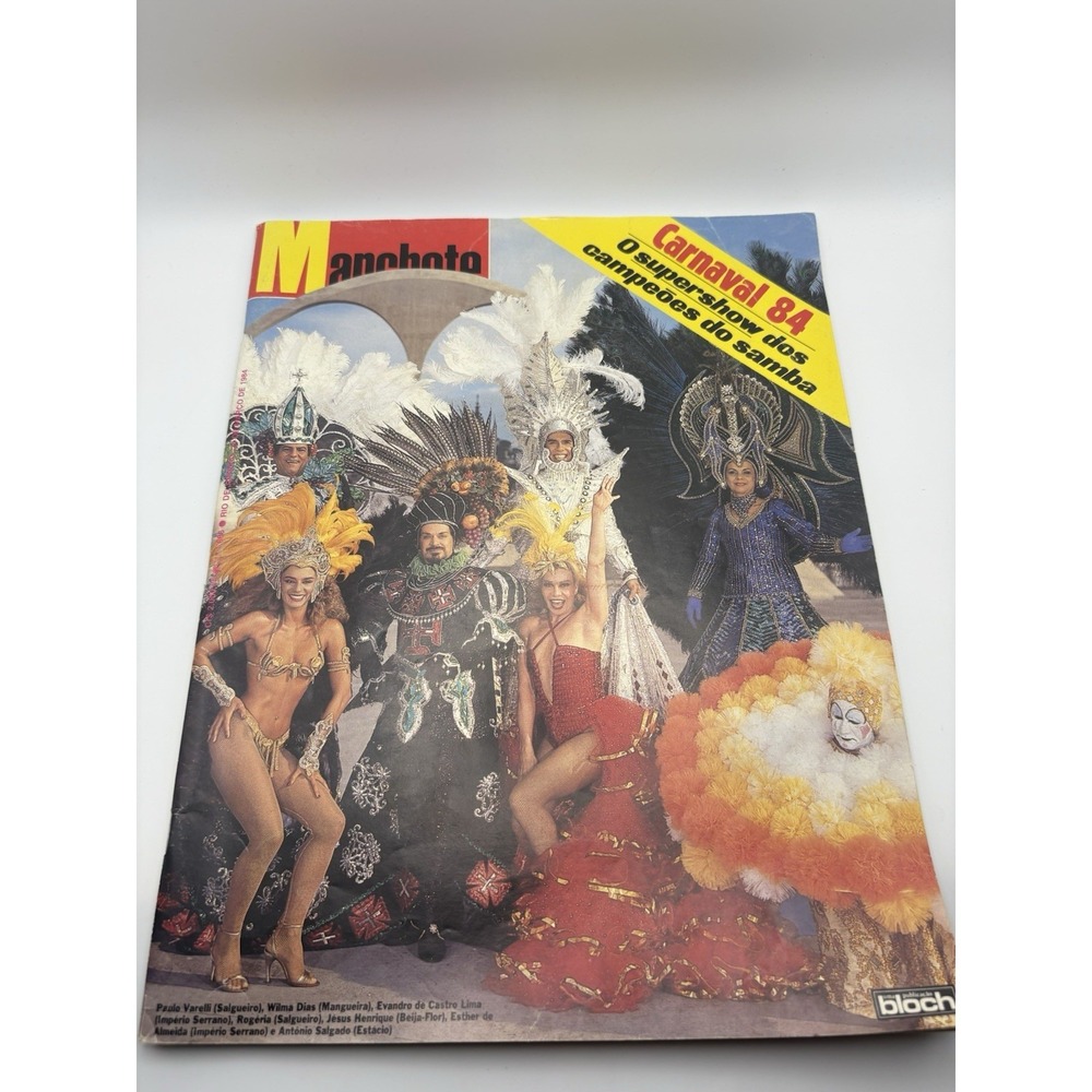 2 Manchete Magazine Brazil 1984 Carnaval Rio de Janeiro Vintage Brazilian Lot - Picture 7 of 11